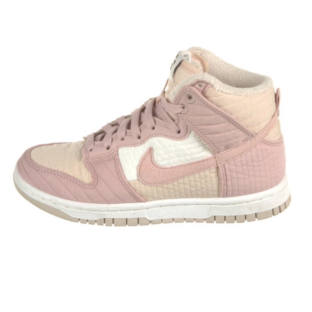 Nike Dunk High LX Next Nature 'Toasty - Pink Oxford' Wedge Sneakers - Picture 3 of 5